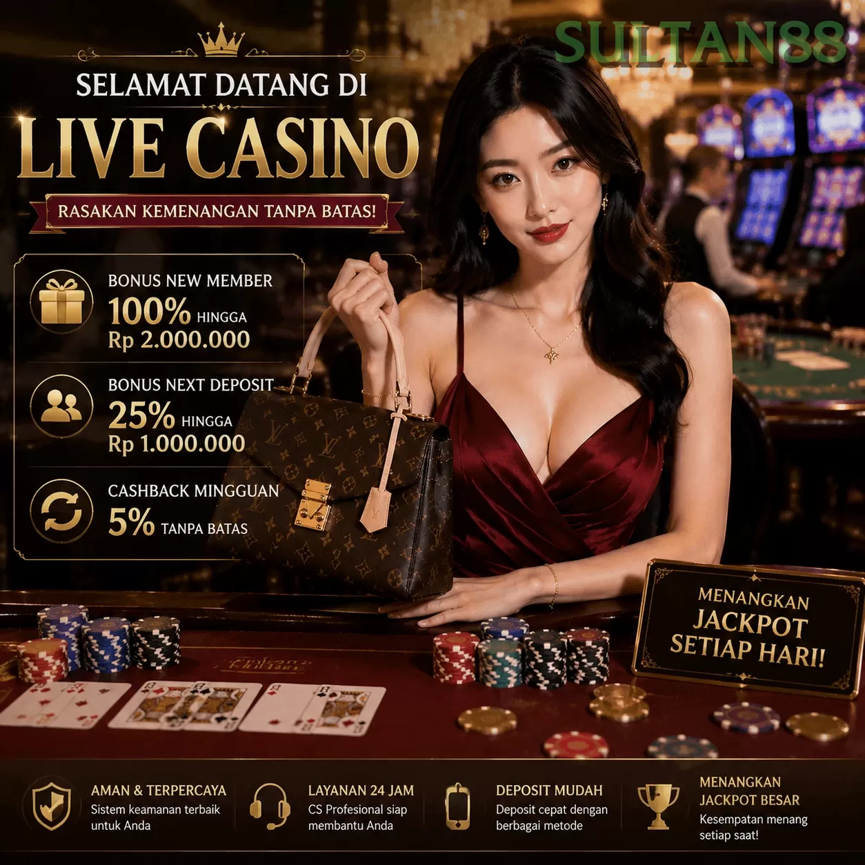 Main sultan882 Menang Jackpot Besar